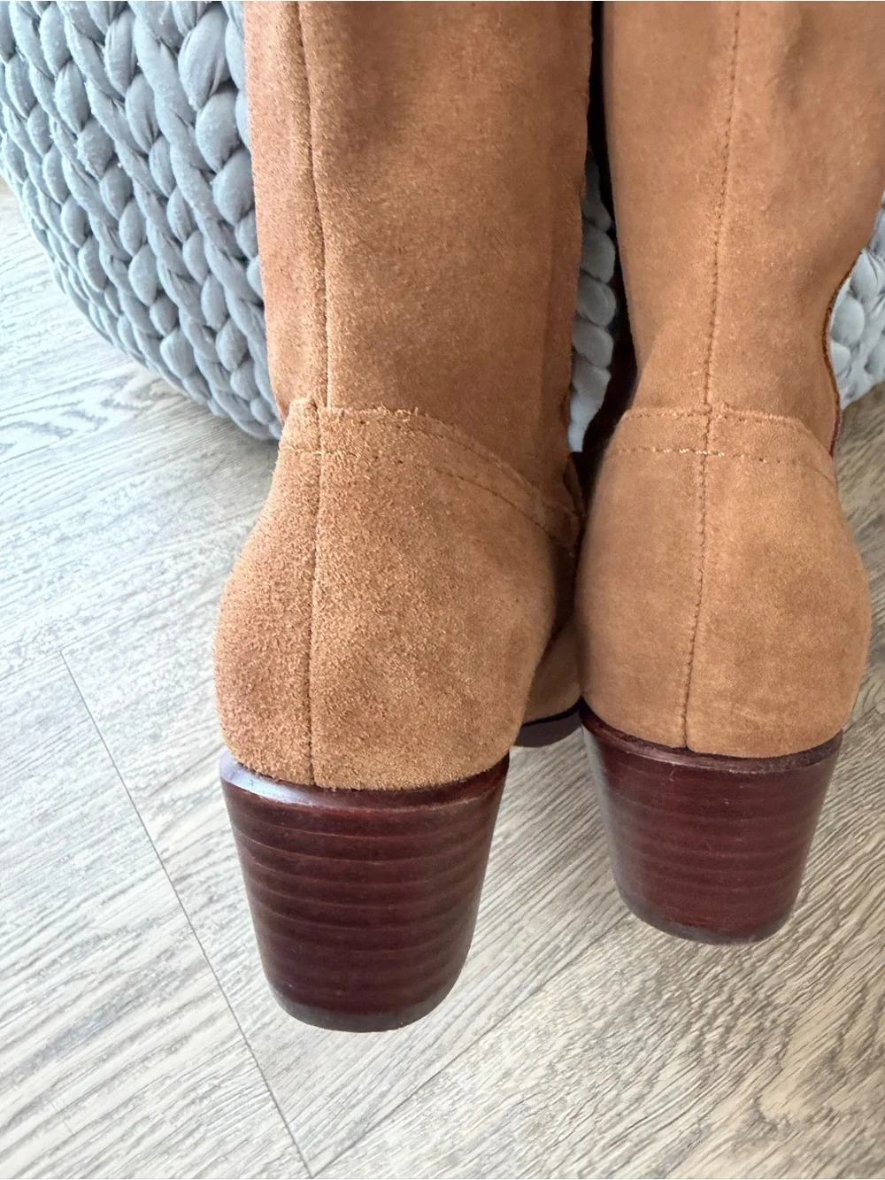 Dolce Vita Tan Suede Over-the-Knee Boots